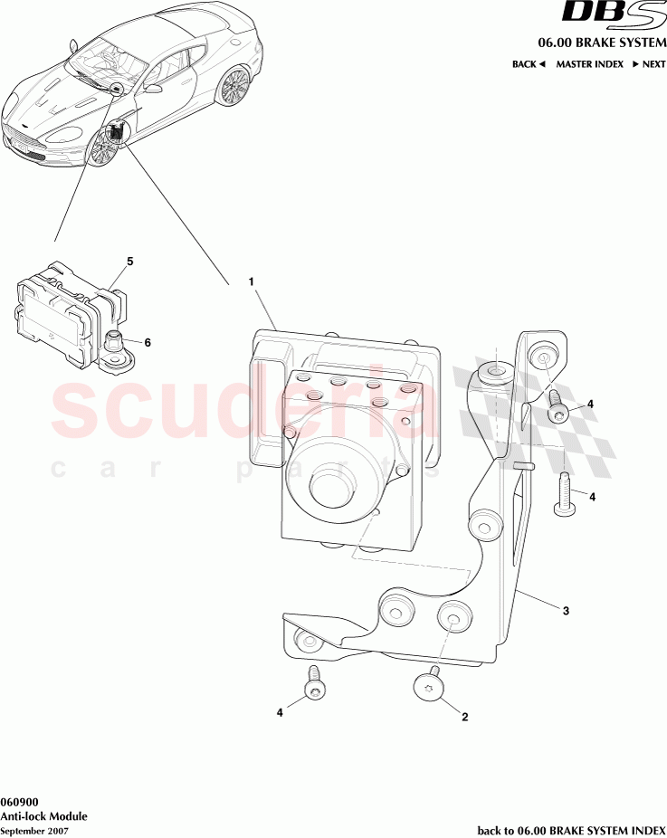 Anti-Lock Module of Aston Martin Aston Martin DBS V12