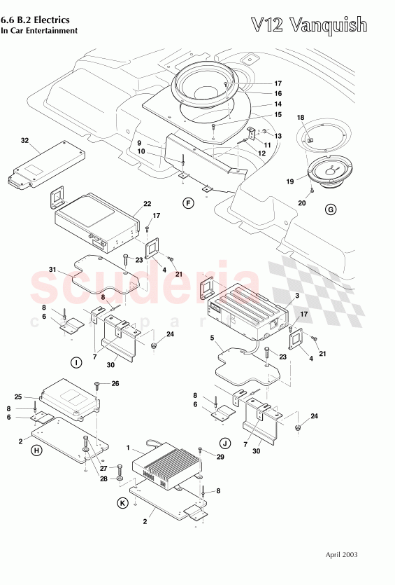 In Car Entertainment 2 of Aston Martin Aston Martin Vanquish (2001-2007)