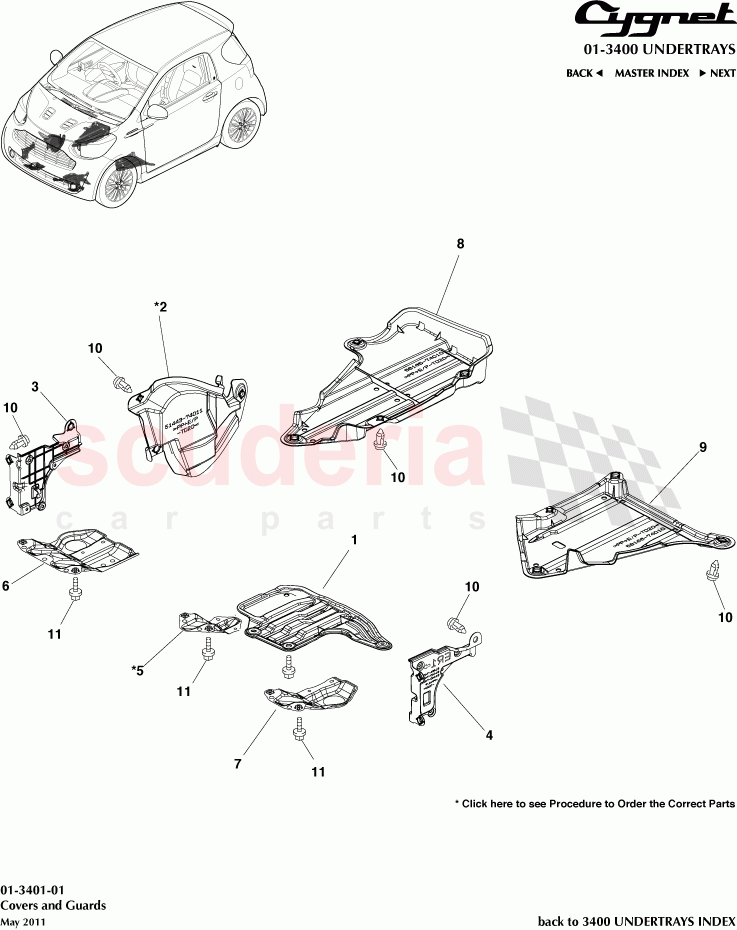 Covers and Guards of Aston Martin Aston Martin Cygnet