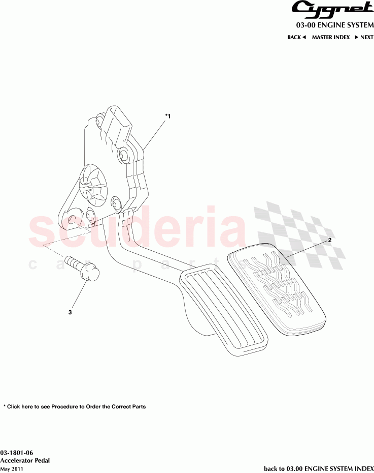 Accelerator Pedal of Aston Martin Aston Martin Cygnet