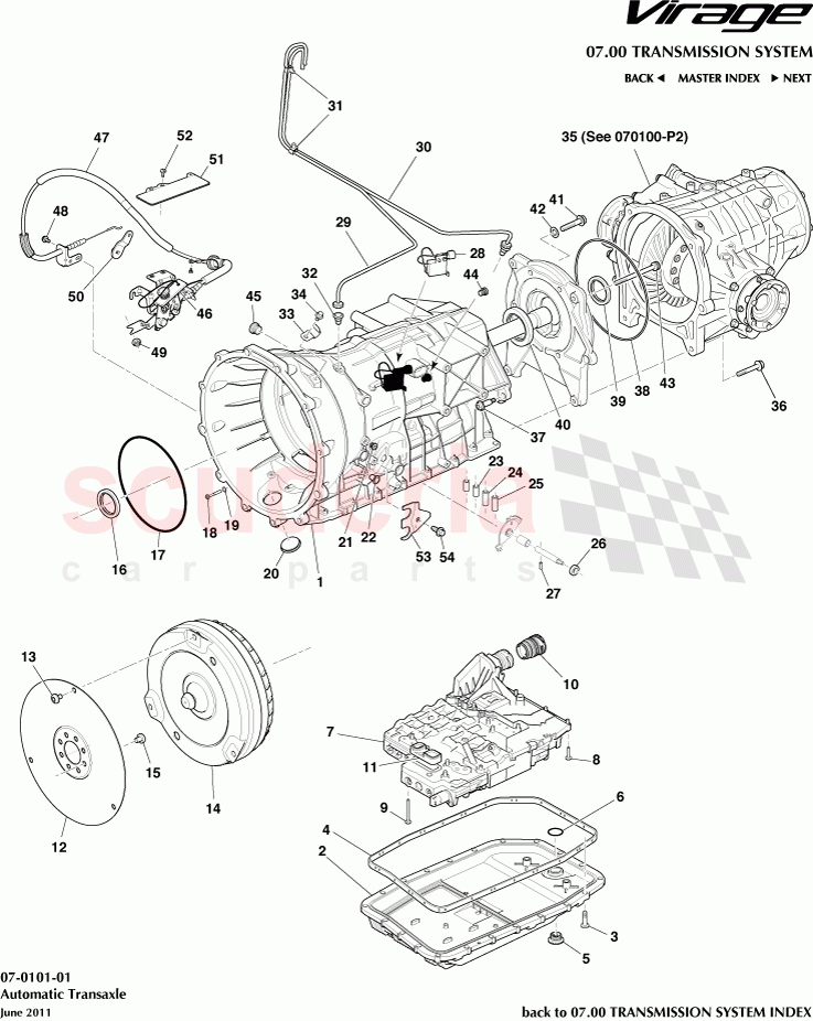 Automatic Transaxle of Aston Martin Aston Martin Virage