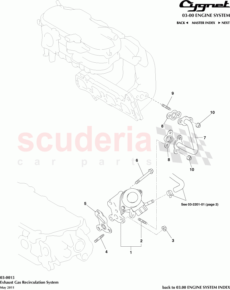 Exhaust Gas Recirculation System of Aston Martin Aston Martin Cygnet