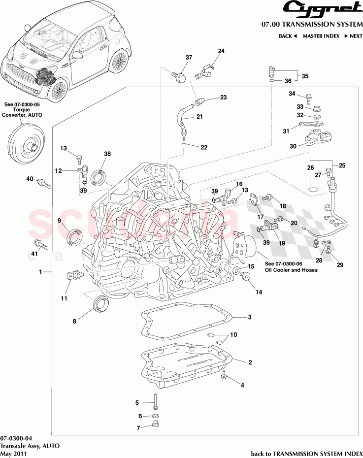 Transaxle Assembly, AUTO of Aston Martin Aston Martin Cygnet