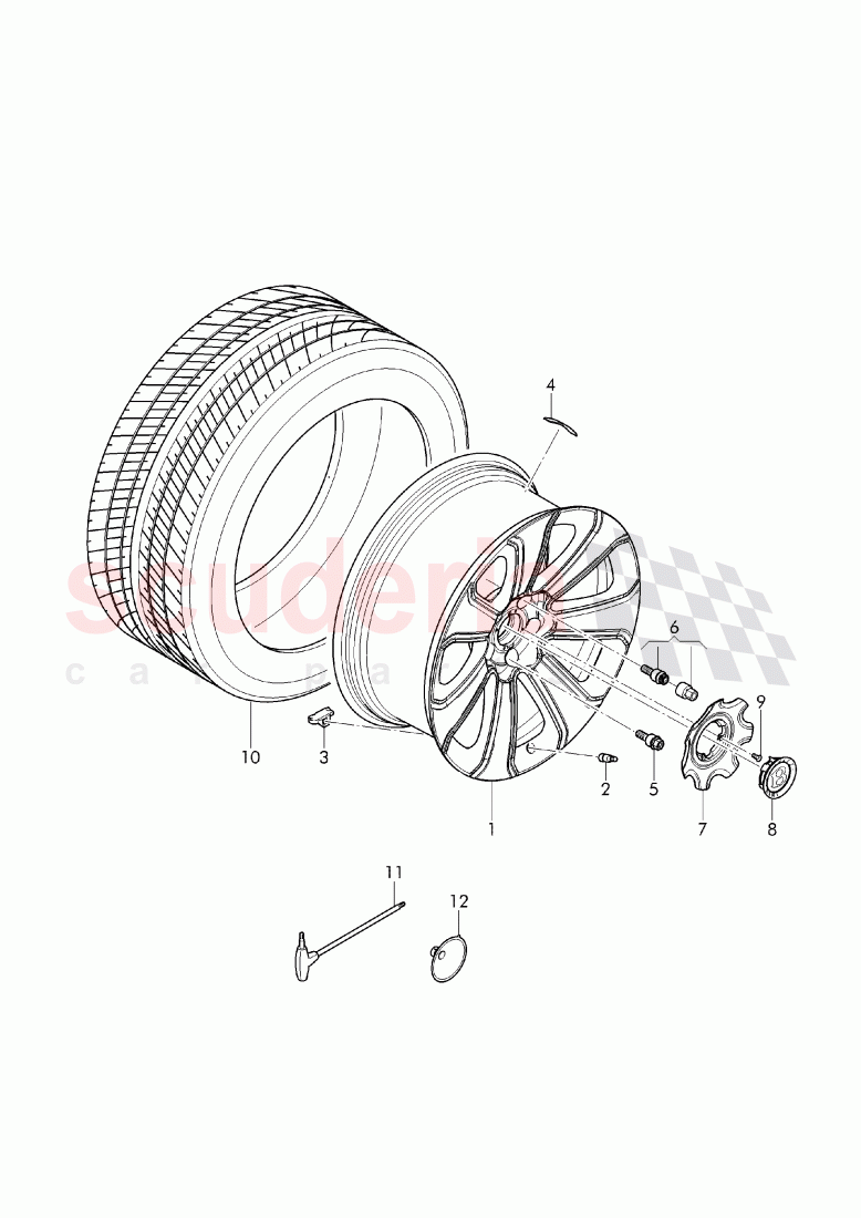 Complete wheels and tires, Mulliner Styling Specification of Bentley Bentley Bentayga (2015+)