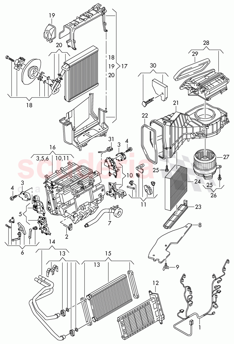 air conditioner with electronic regulation, D >> - MJ 2016 of Bentley Bentley Mulsanne (2010+)