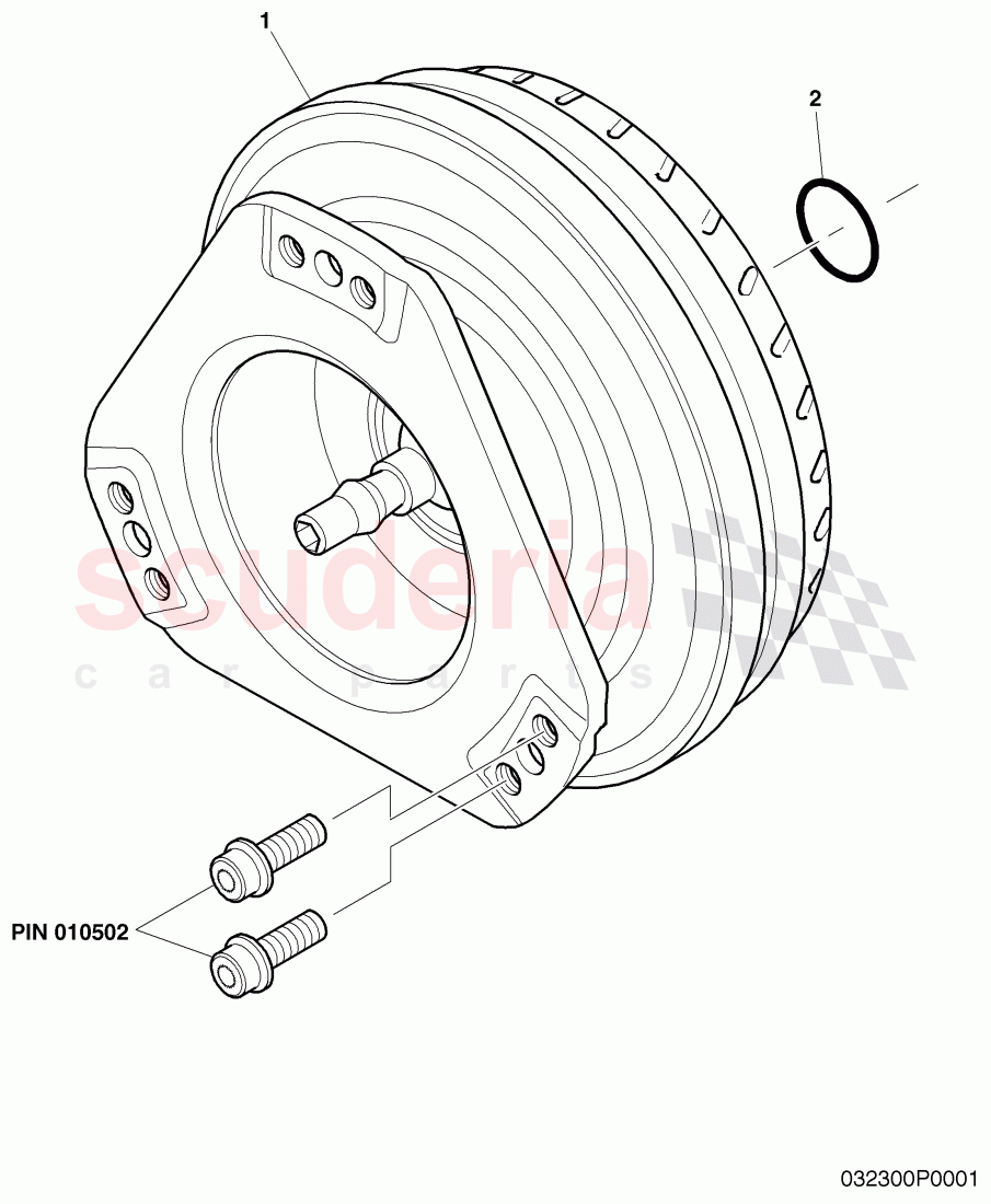 torque converter, radial shaft seal of Bentley Bentley Continental Supersports (2009-2011)