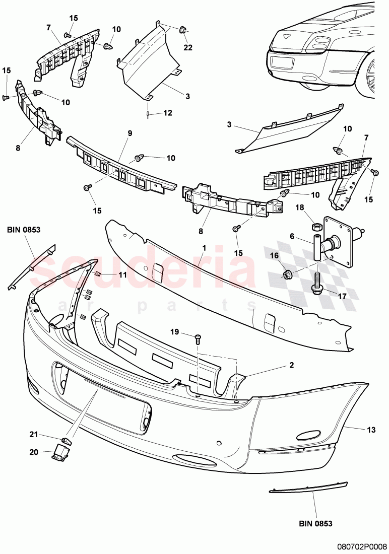 bumper of Bentley Bentley Continental Supersports (2009-2011)