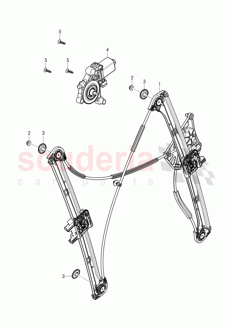 window regulator of Bentley Bentley Bentayga (2015+)