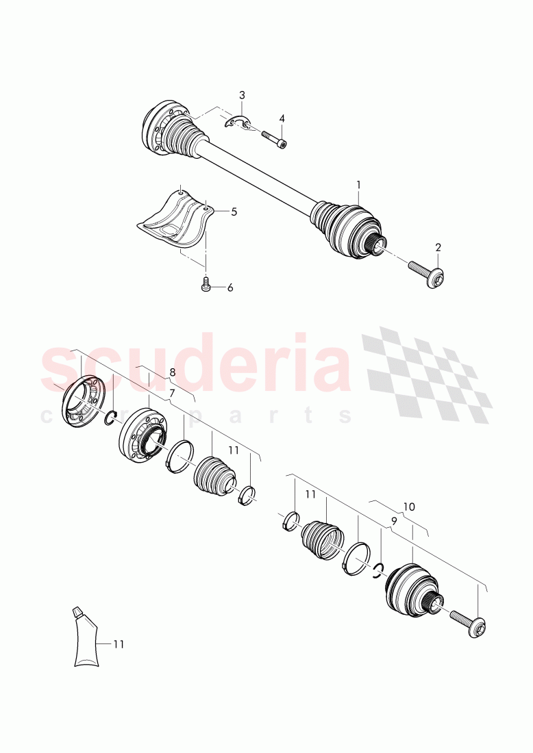 drive shaft of Bentley Bentley Bentayga (2015+)