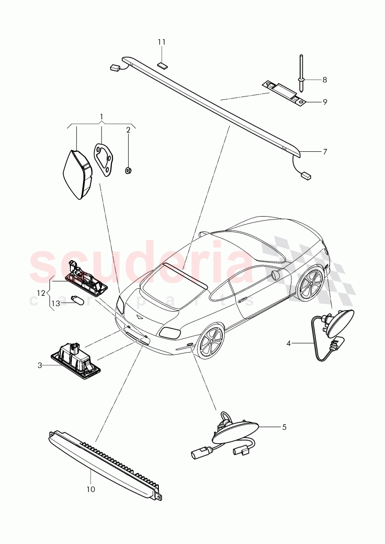 light, D - MJ 2014>> of Bentley Bentley Continental GT (2011-2018)