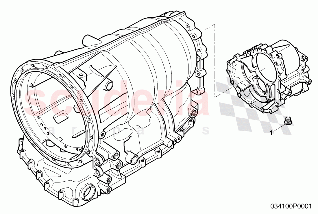 oil drain plug with seal, for transfer box of Bentley Bentley Continental GT (2003-2010)