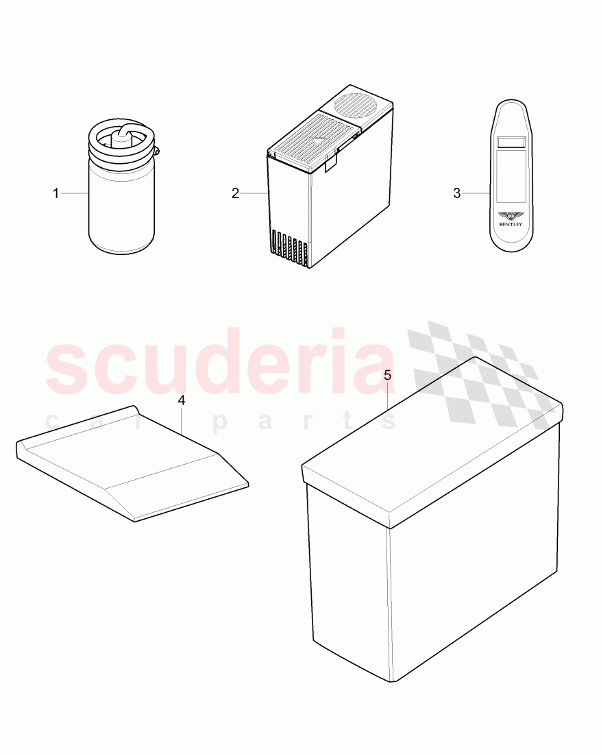 Original Accessories of Bentley Bentley Continental Flying Spur (2006-2012)