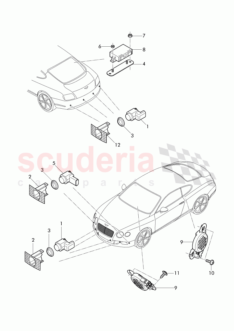 parking assist, D >> - MJ 2015 of Bentley Bentley Continental GT (2011-2018)