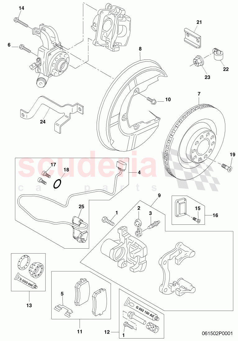 brake disc,  F 3W-4-020 001>> 3W-4-020 207, F 3W-4-020 218>> 3W-4-020 219, F 3W-4-020 213>> 3W-4-020 214, F 3W-4-020 222>> 3W-4-020 225, F 3W-4-020 231>> 3W-4-020 233, F 3W-4-020 245>> 3W-4-020 246, F 3W-4-020 237>> 3W-4-020 239, F 3W-4-020 241>> 3W-4-020 241 of Bentley Bentley Continental GT (2003-2010)