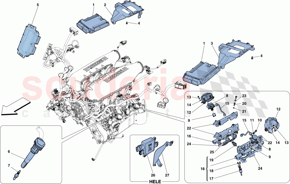 INJECTION - IGNITION SYSTEM of Ferrari Ferrari 458 Spider