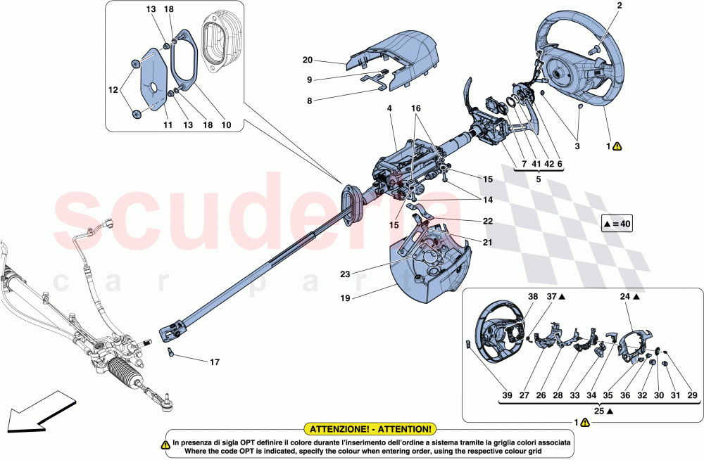 STEERING CONTROL of Ferrari Ferrari GTC4Lusso T