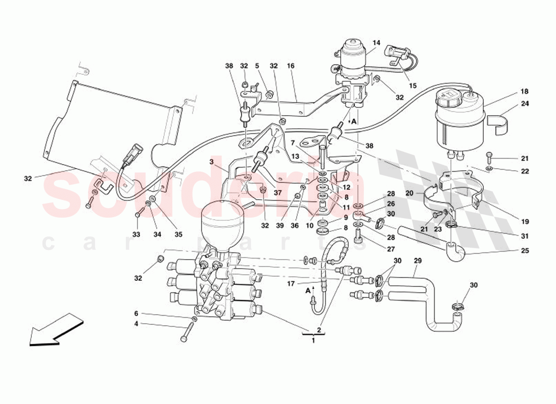 Power Unit and Tank -Valid for F1- of Ferrari Ferrari 575 Superamerica