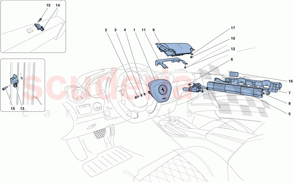 AIRBAGS of Ferrari Ferrari FF