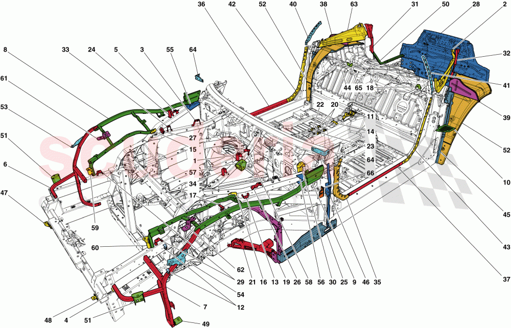 CHASSIS COMPLETION of Ferrari Ferrari F12 Berlinetta