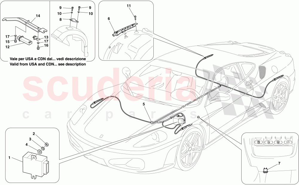 TYRE PRESSURE MONITORING SYSTEM -Optional- of Ferrari Ferrari 430 Coupe