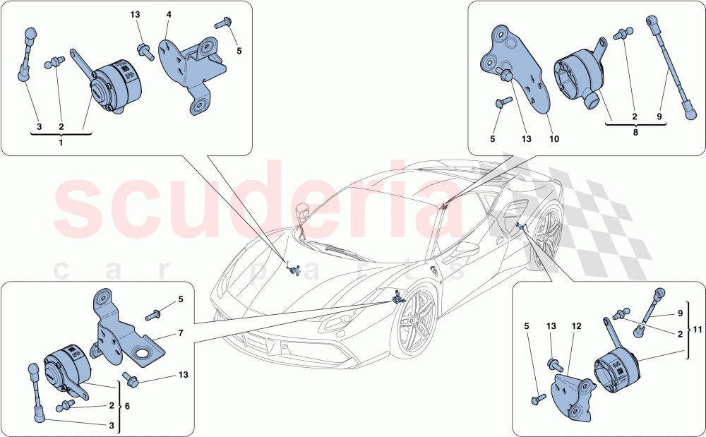 ELECTRONIC MANAGEMENT (SUSPENSION) of Ferrari Ferrari 488 GTB