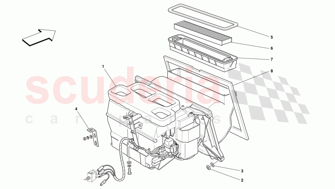 VENTILATION UNIT of Ferrari Ferrari 360 Challenge (2000)