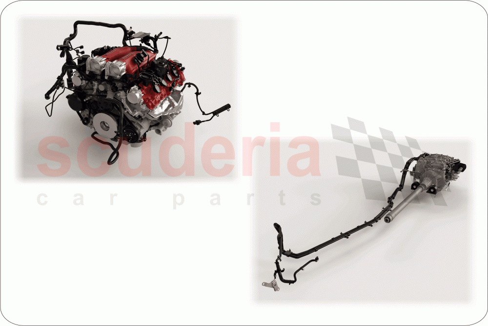 SPARE ASSEMBLY UNITS of Ferrari Ferrari California T