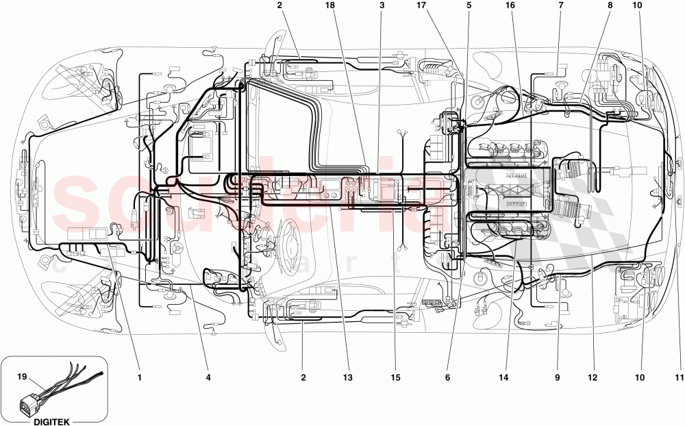 ELECTRICAL SYSTEM of Ferrari Ferrari 430 Spider