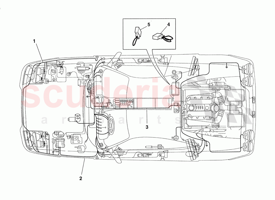 Electrical System of Ferrari Ferrari 355 Challenge (1999)