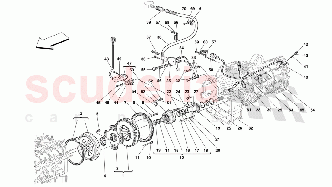 CLUTCH AND CONTROLS of Ferrari Ferrari 360 Challenge (2000)