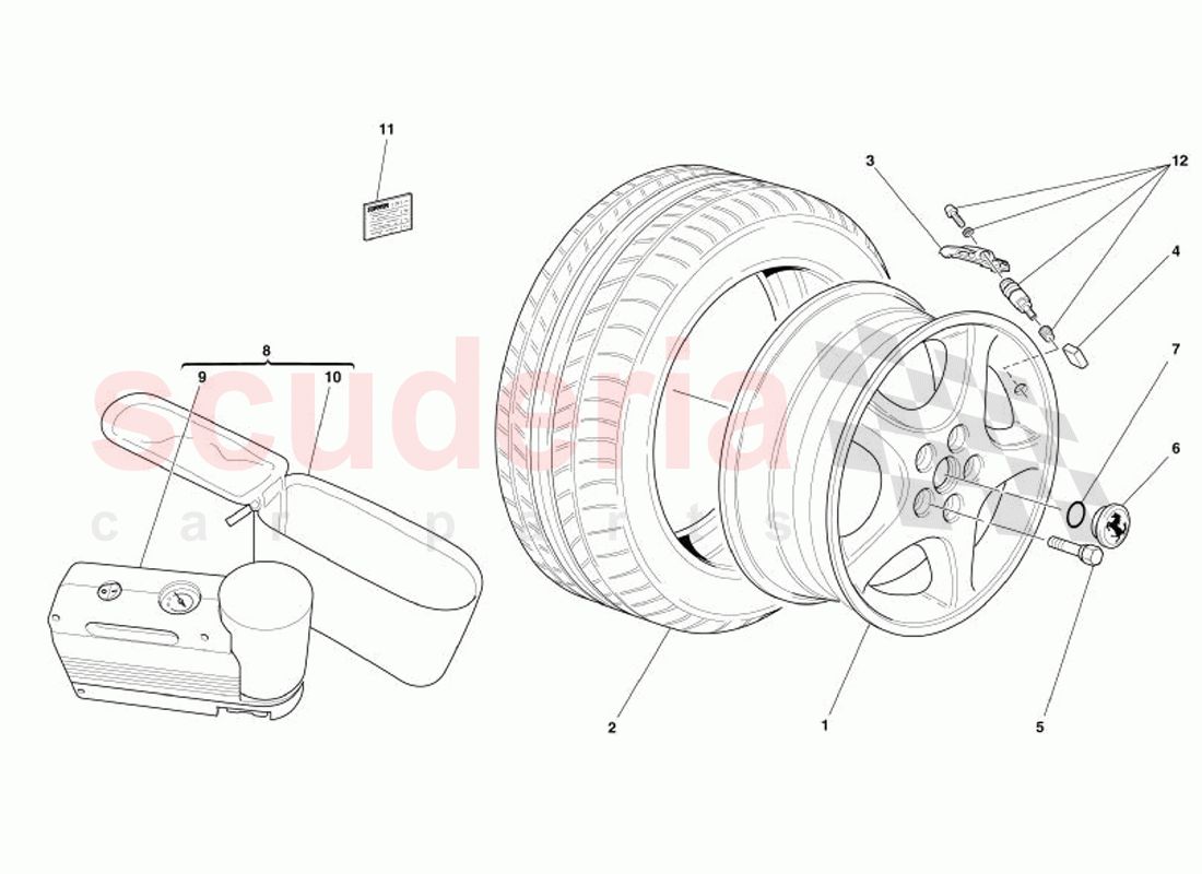 Wheels of Ferrari Ferrari 575 Superamerica