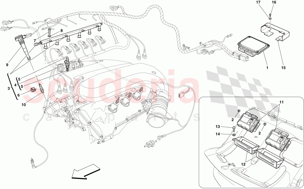 INJECTION - IGNITION SYSTEM of Ferrari Ferrari 599 SA Aperta