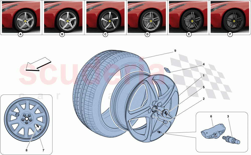 WHEELS of Ferrari Ferrari FF