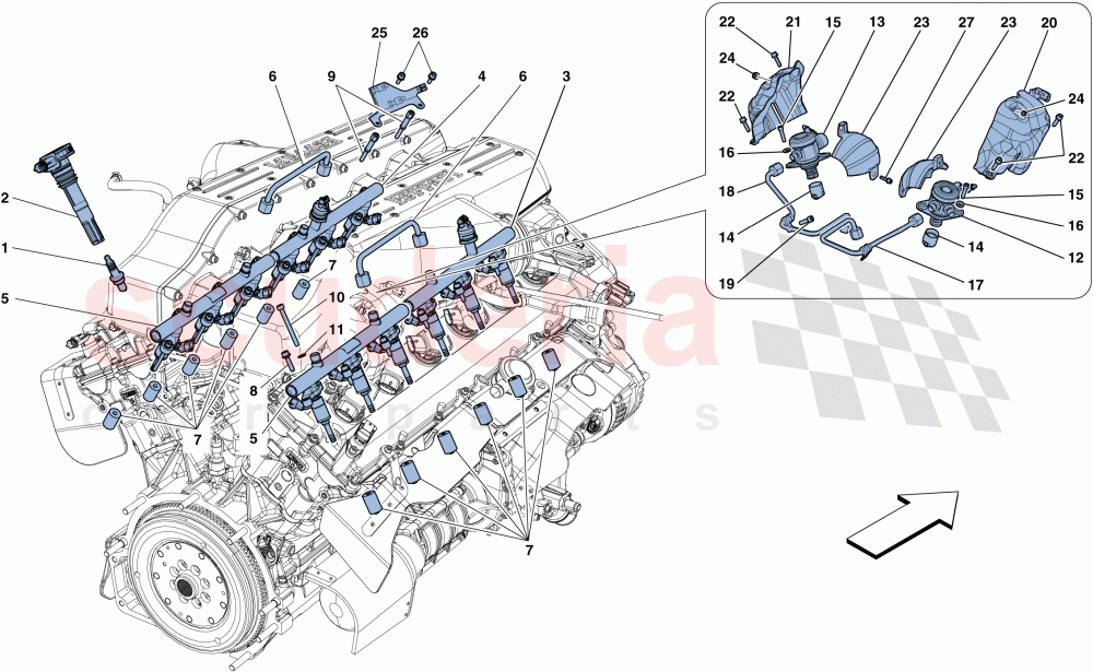 INJECTION - IGNITION SYSTEM of Ferrari Ferrari FF