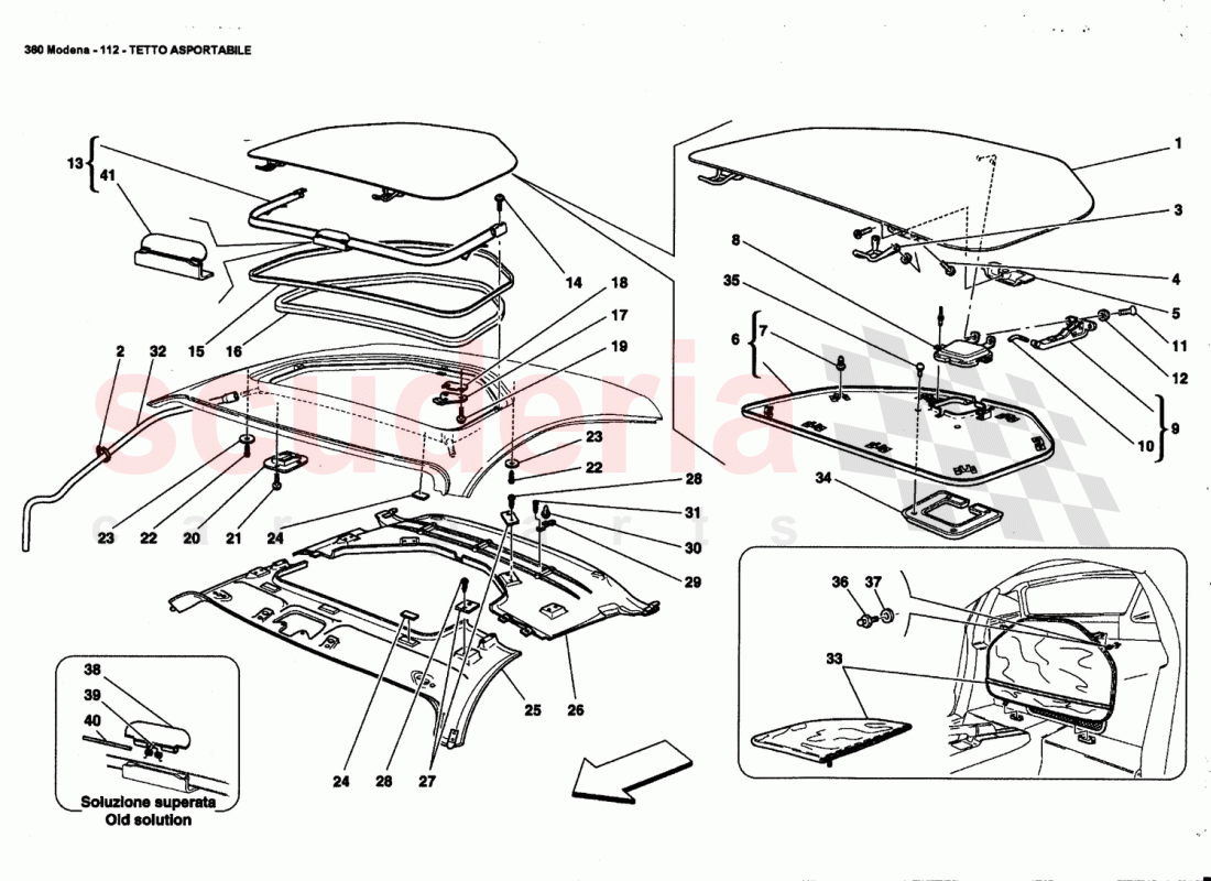 REMOVABLE TOP of Ferrari Ferrari 360 Modena