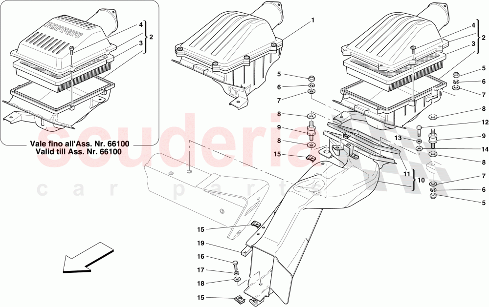 AIR INTAKE of Ferrari Ferrari 612 Sessanta