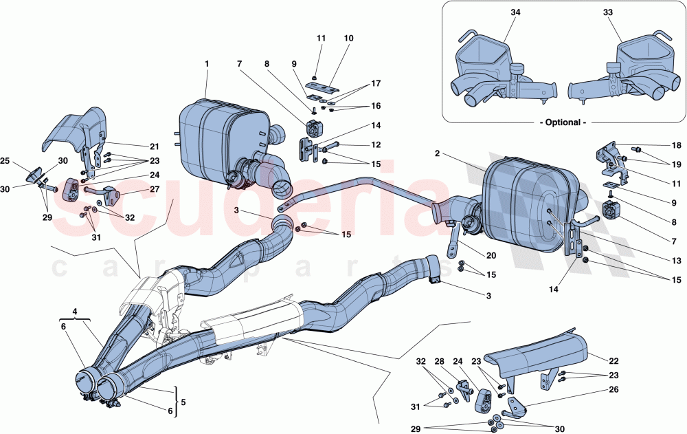 SILENCERS of Ferrari Ferrari California T