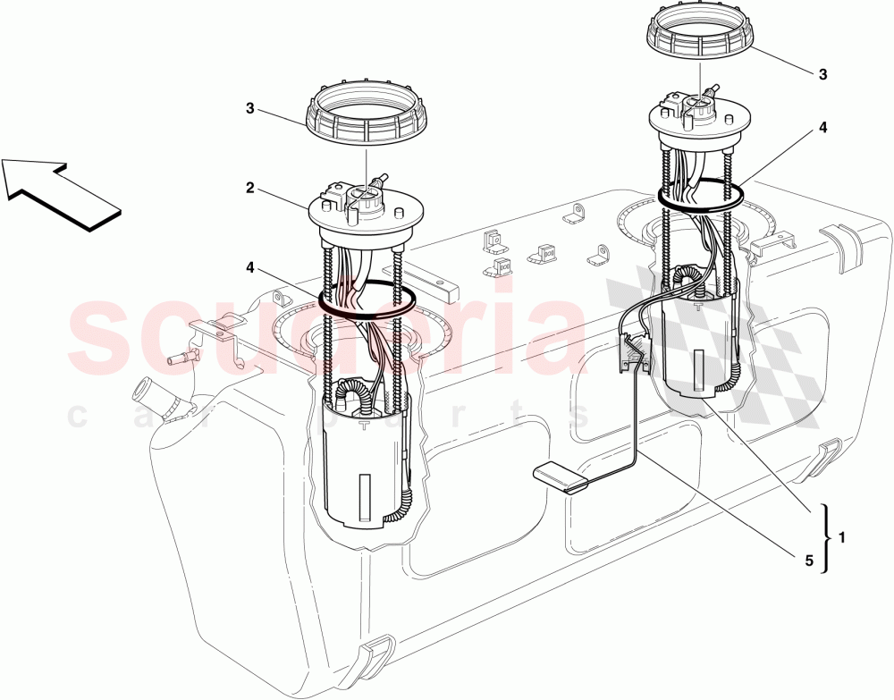 FUEL PUMP of Ferrari Ferrari 612 Sessanta