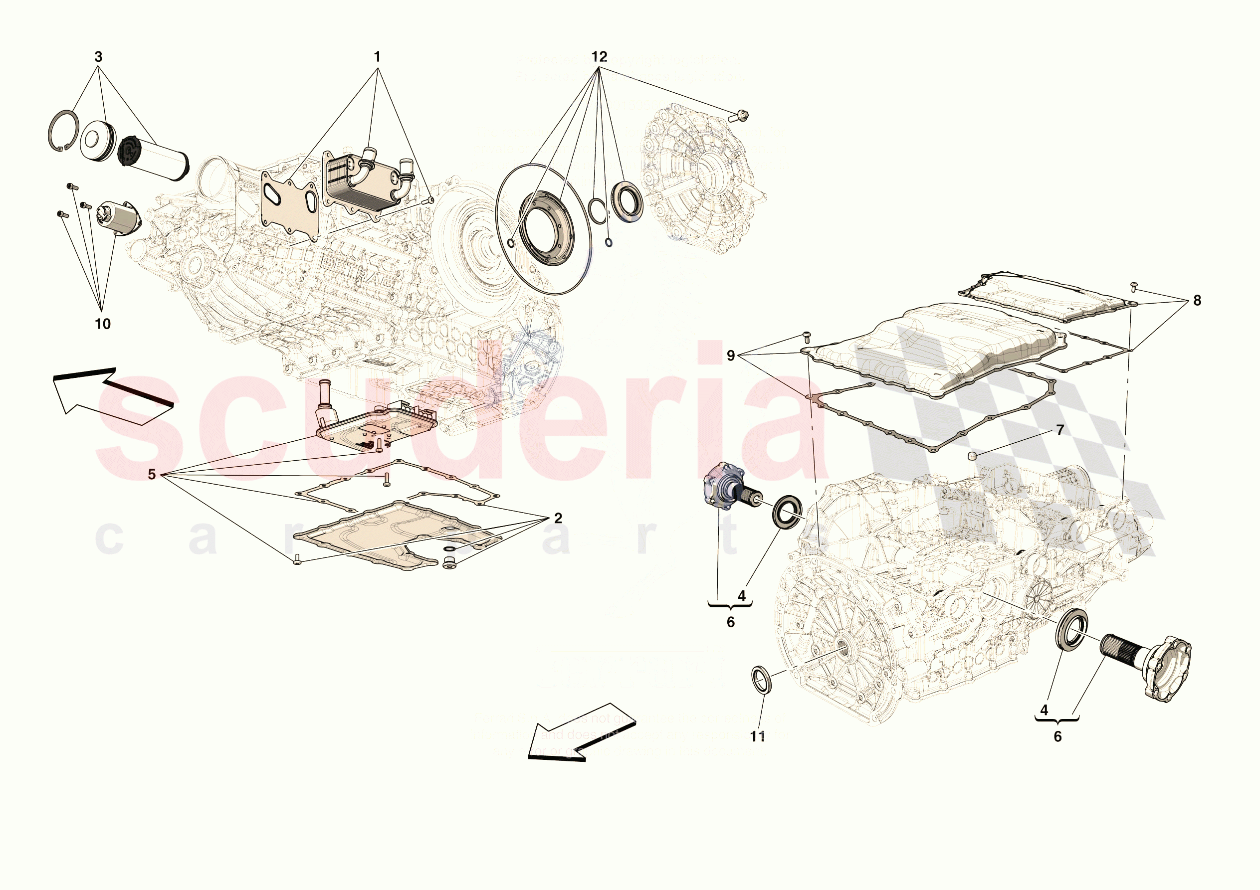 GEARBOX REPAIR KIT of Ferrari Ferrari 296 GTS USA