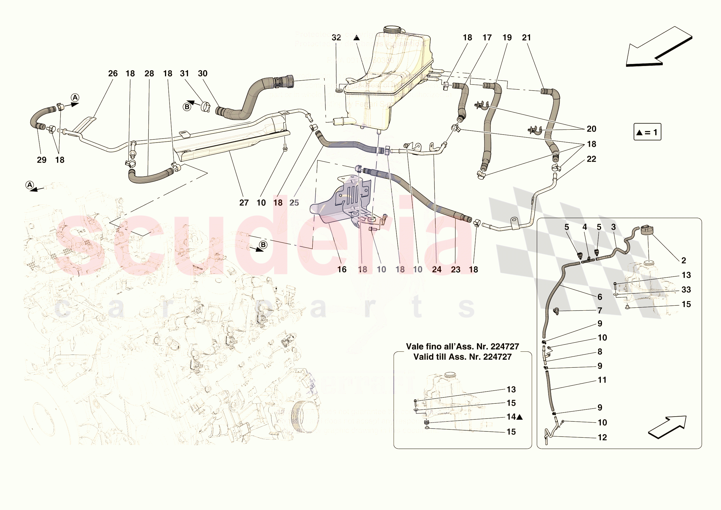 EXPANSION TANK of Ferrari Ferrari 296 GTS USA