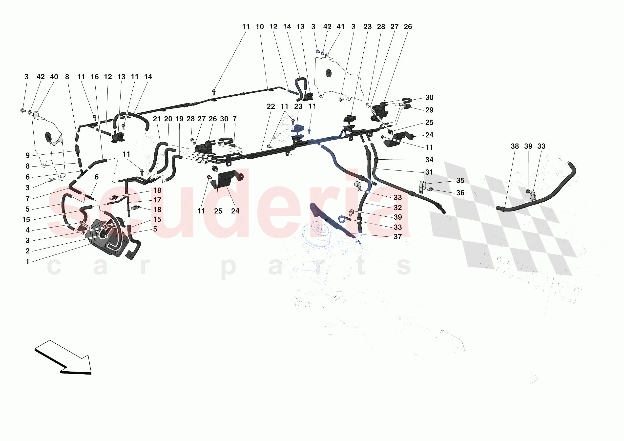 TURBOCHARGING SYSTEM ADJUSTMENTS of Ferrari Ferrari 488 Pista Europe