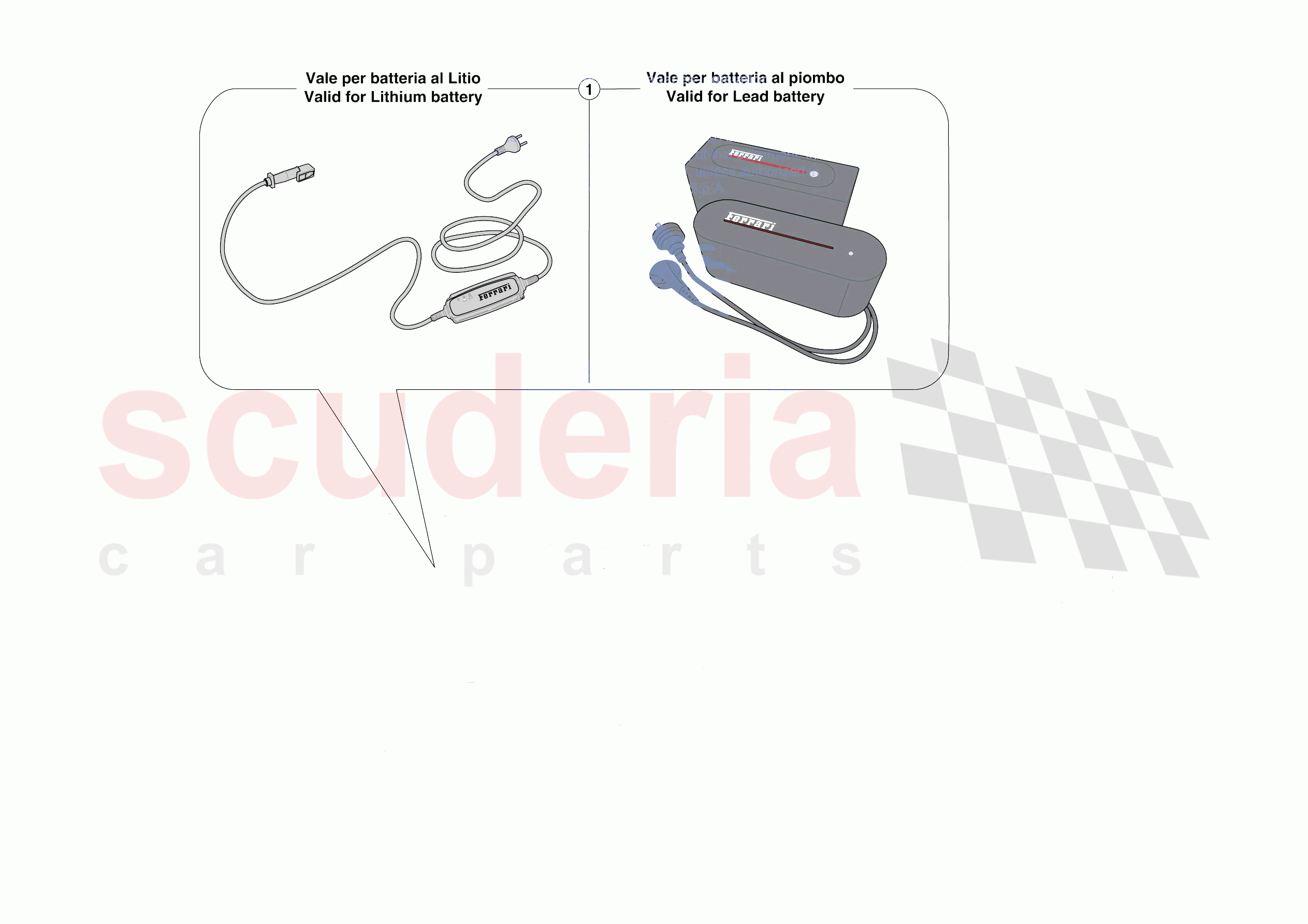 BATTERY CHARGING SYSTEM of Ferrari Ferrari 488 Pista Europe