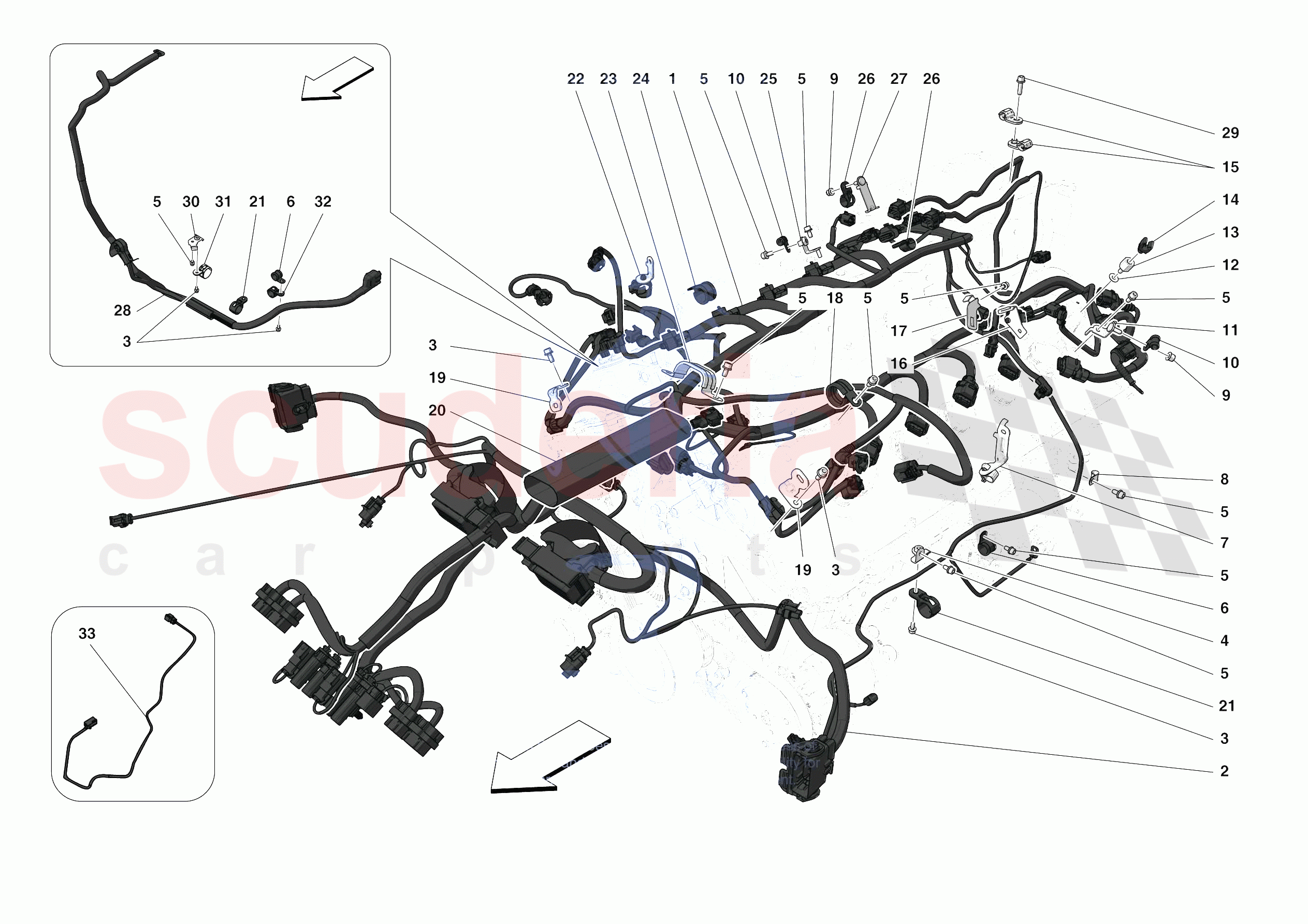 ENGINE ELECTRICAL SYSTEM of Ferrari Ferrari Monza SPA1 Europe