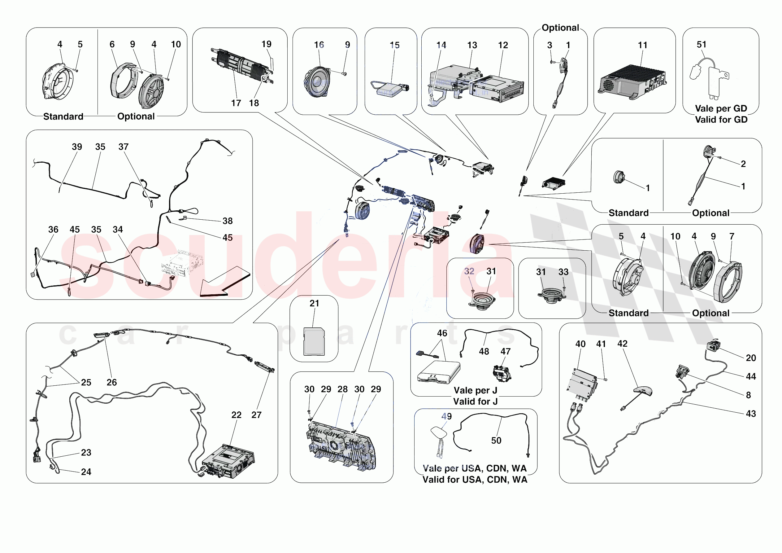 AUDIO UNIT of Ferrari Ferrari Portofino M Europe