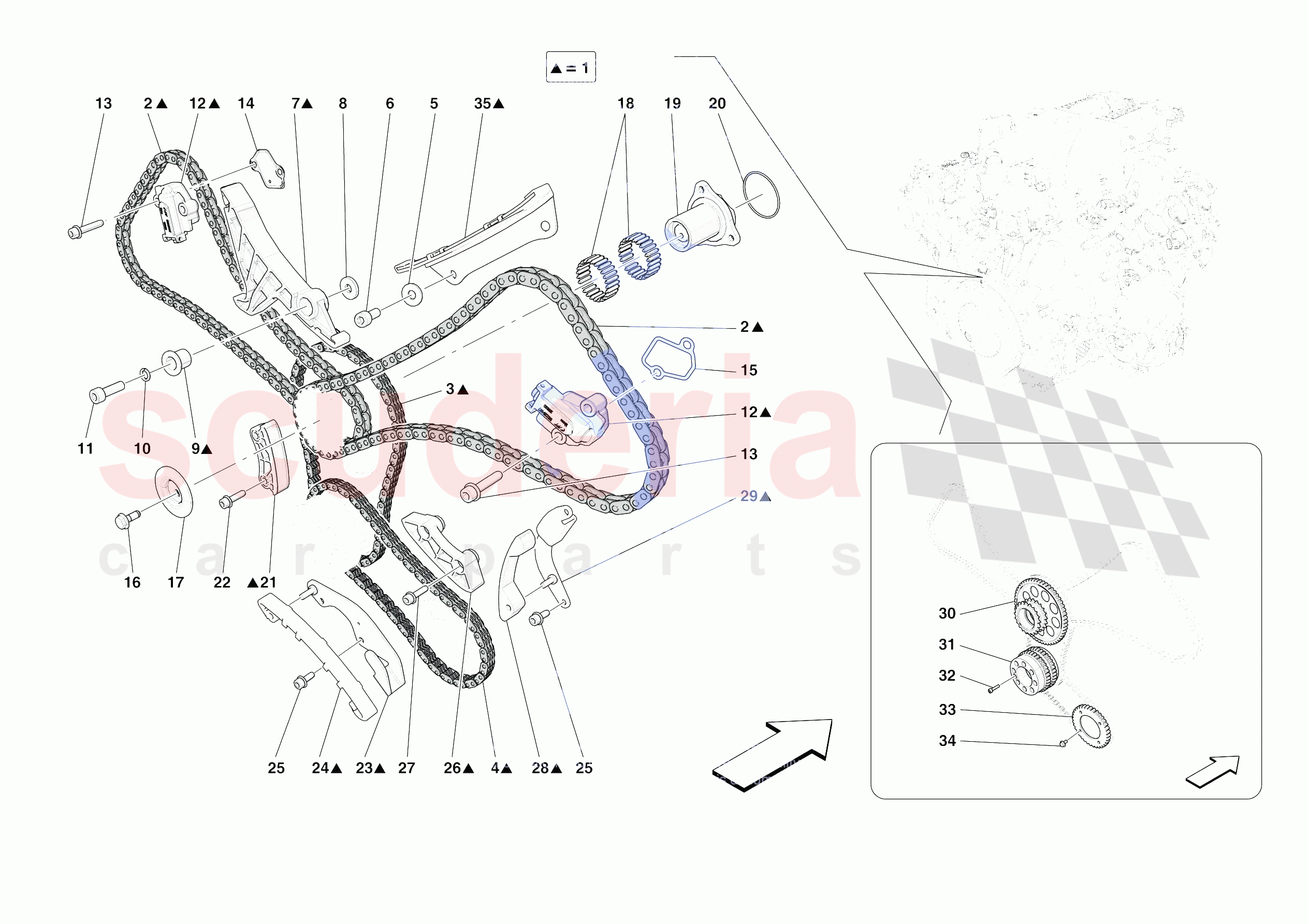 TIMING SYSTEM DRIVE of Ferrari Ferrari Portofino M USA