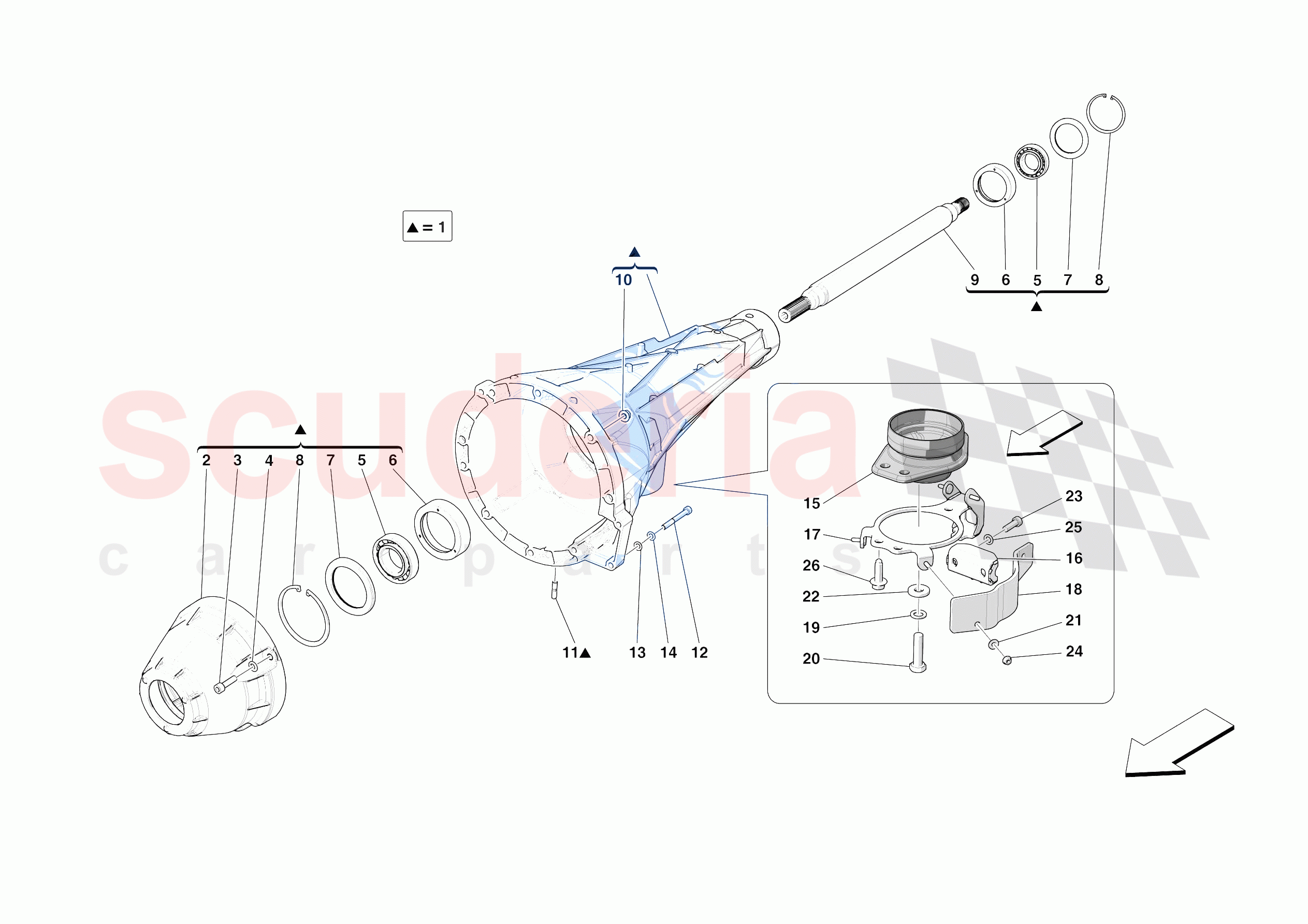 CLUTCH HOUSING of Ferrari Ferrari Purosangue Europe