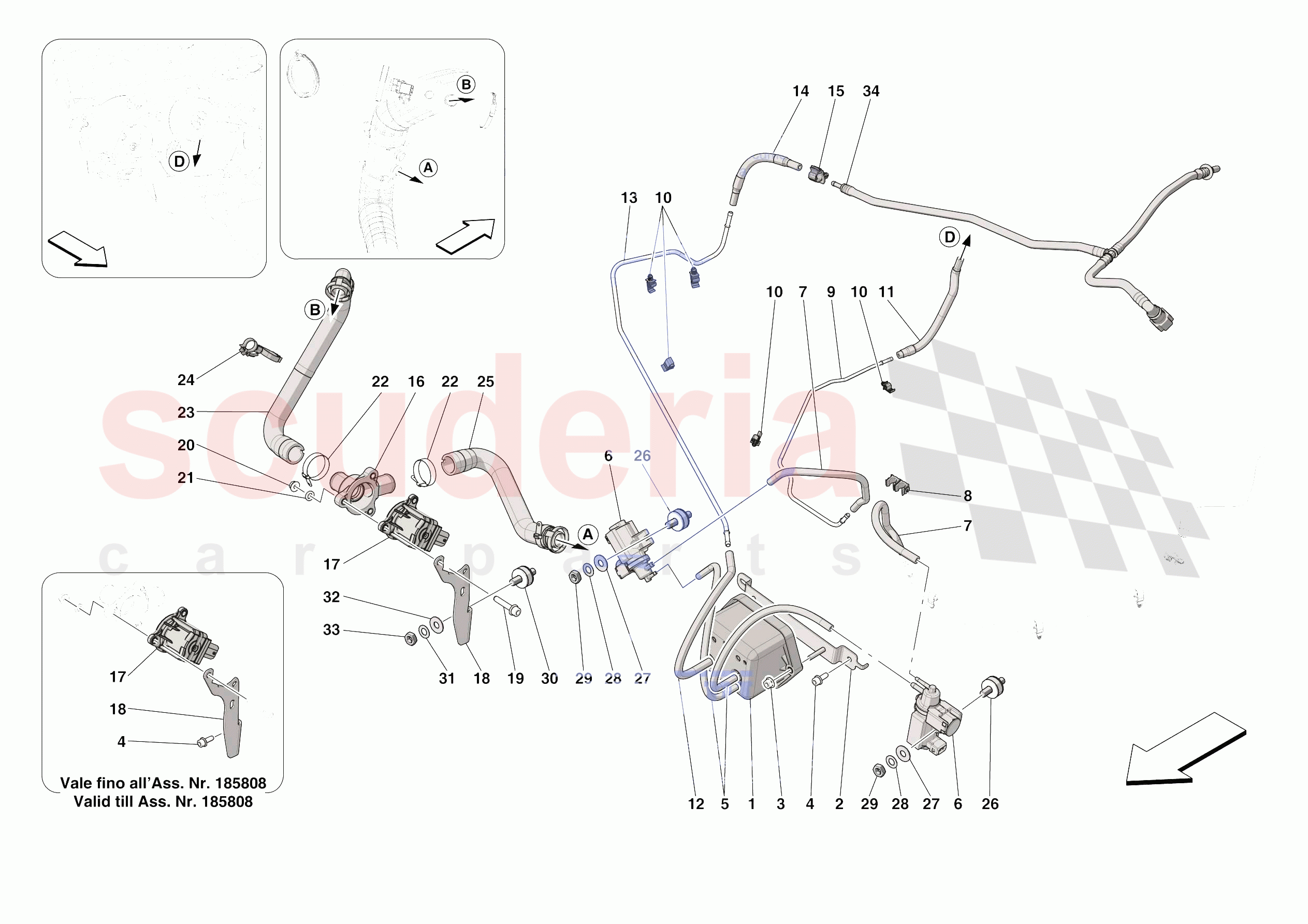 TURBOCHARGING SYSTEM ADJUSTMENTS of Ferrari Ferrari Roma Europe