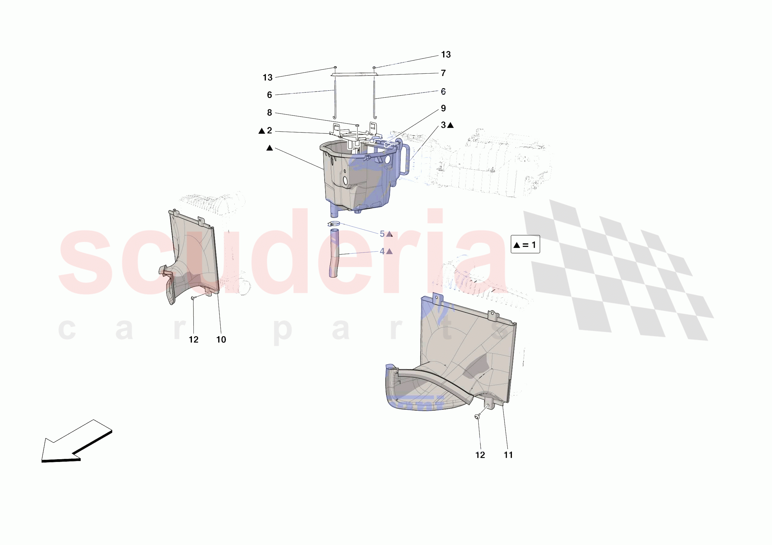 LATERAL AIR INTAKES of Ferrari Ferrari Roma Europe RH