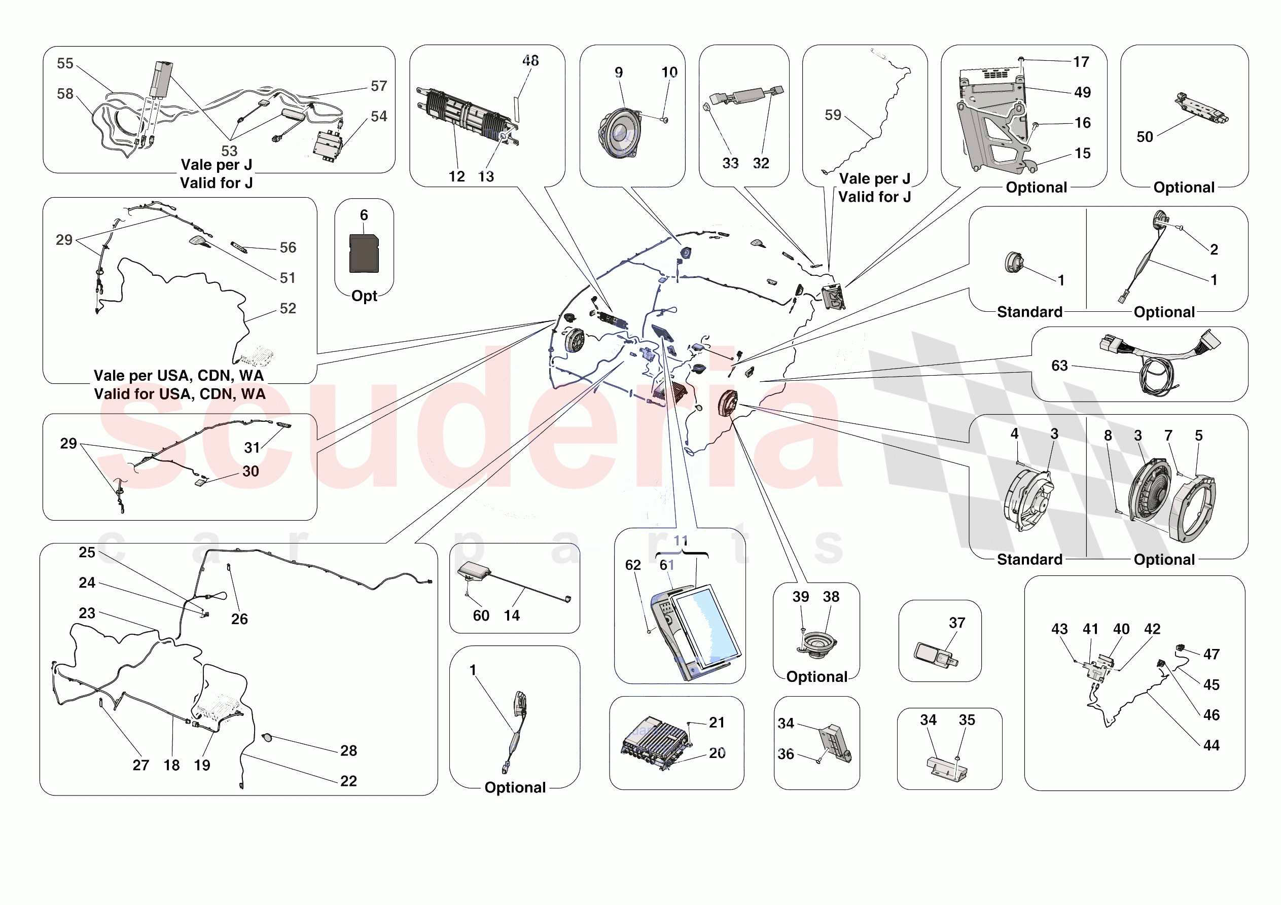 AUDIO UNIT of Ferrari Ferrari Roma USA