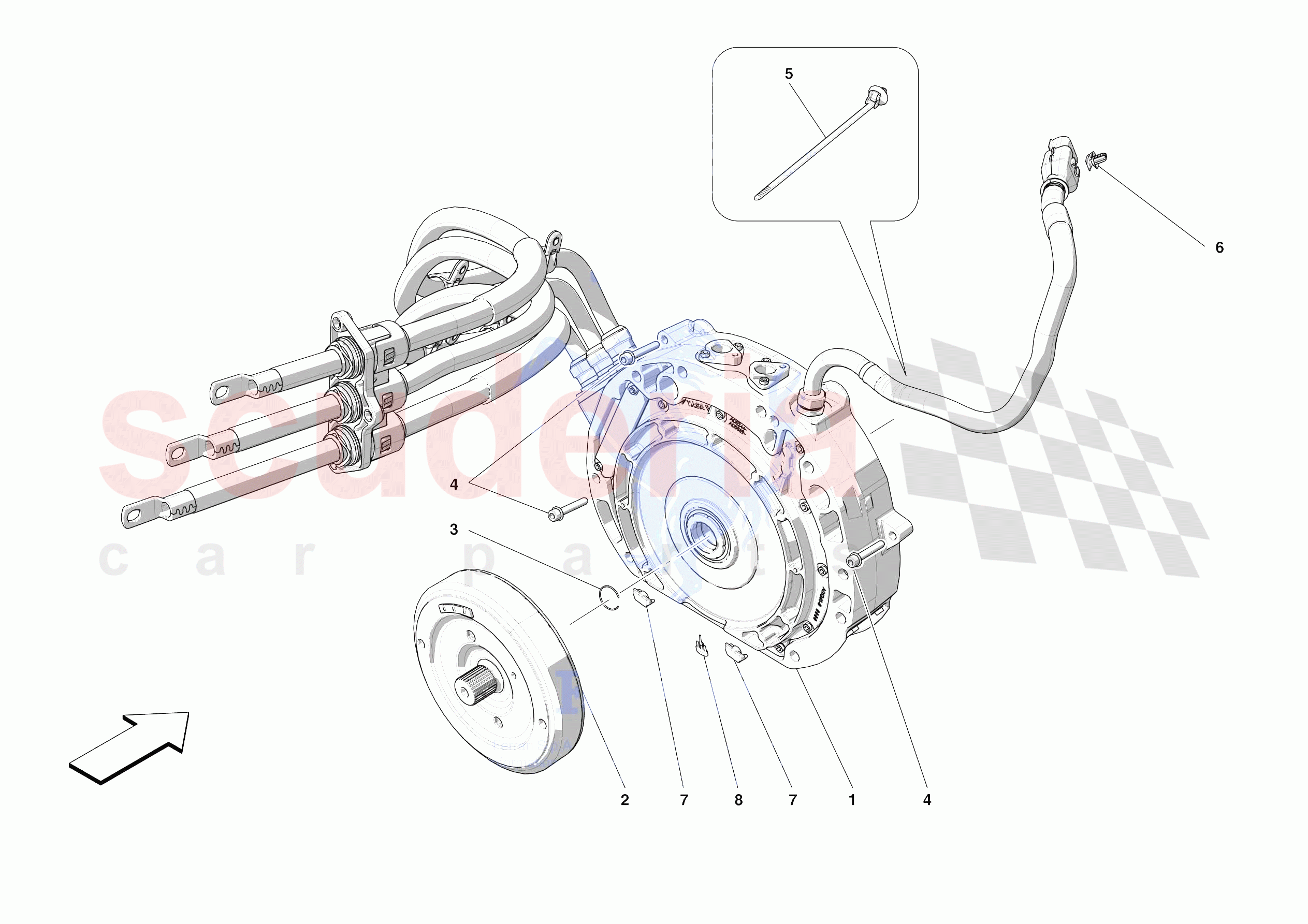 ELECTRIC MACHINE of Ferrari Ferrari SF90 Spider Europe